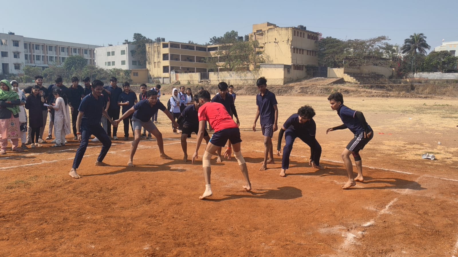 Boys Kabaddi at YMKCOE