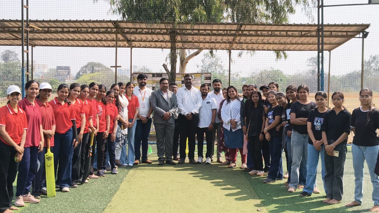 Girls Cricket at YMKCOE